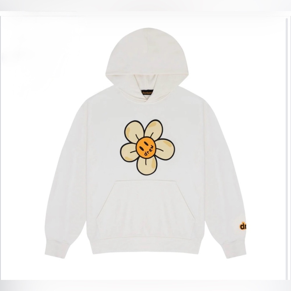 Drew House Daisy Hoodie in "Off White"